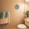 a bathroom with towels